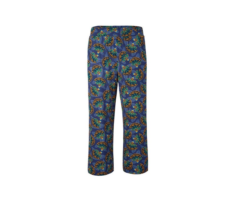 Tchibo Women 2 Pieces Printed Pajamas Set, Blue Combo - Image 5